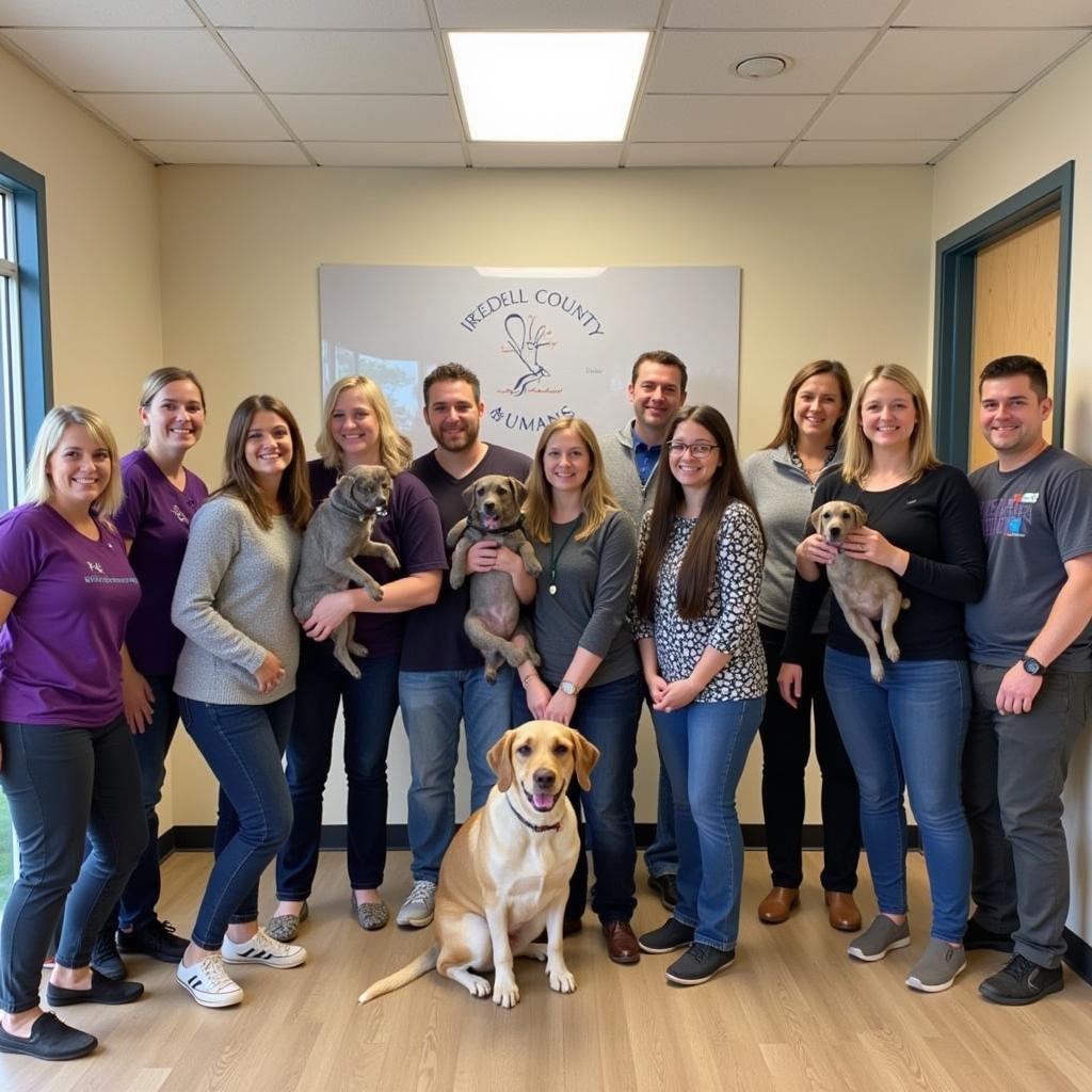 Volunteers at Iredell County Humane Society