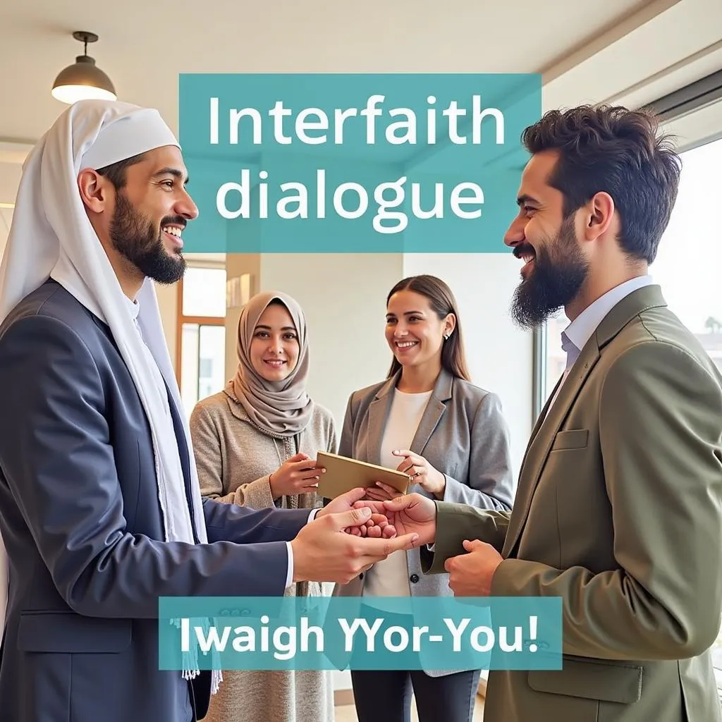 Representatives from different faith communities participate in a dialogue event hosted by the ISNWO