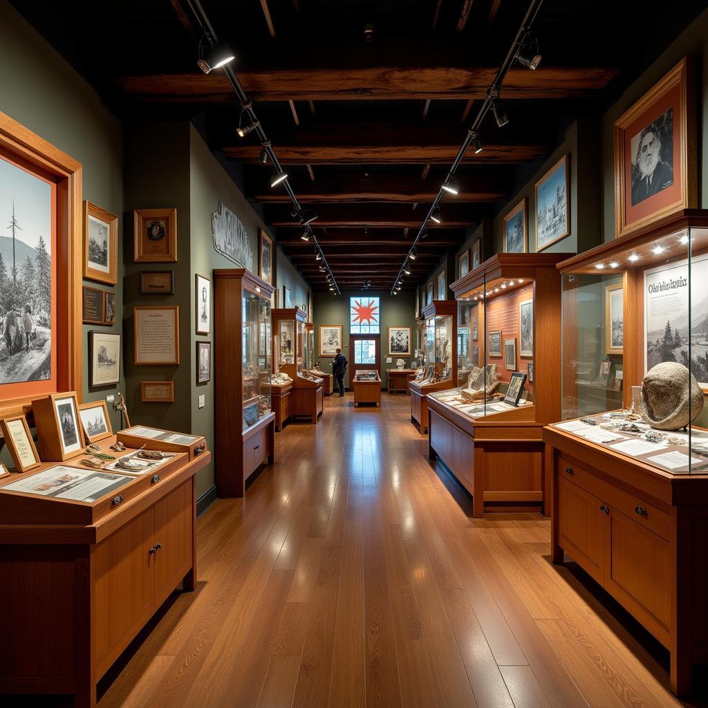 Museum Interior Exhibit