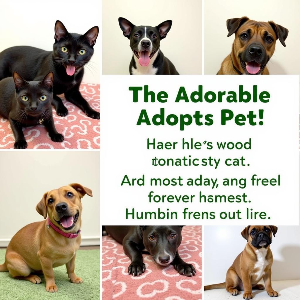 Adoptable pets at the Jasper Humane Society