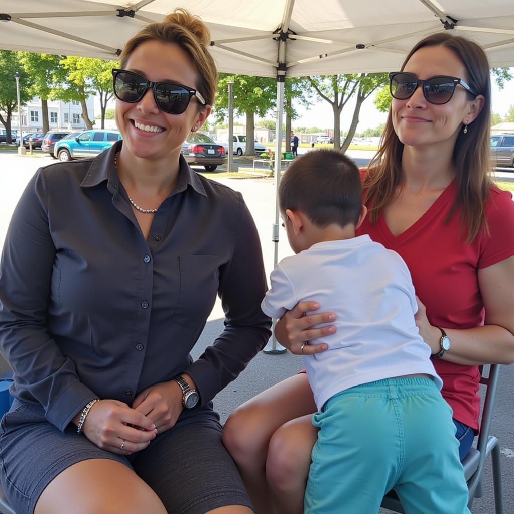 Jefferson County Medical Society members engaged in a community health outreach program