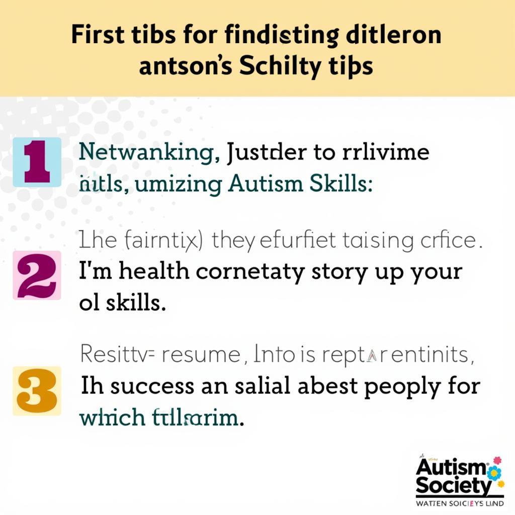 Job Search Tips for Autism Society