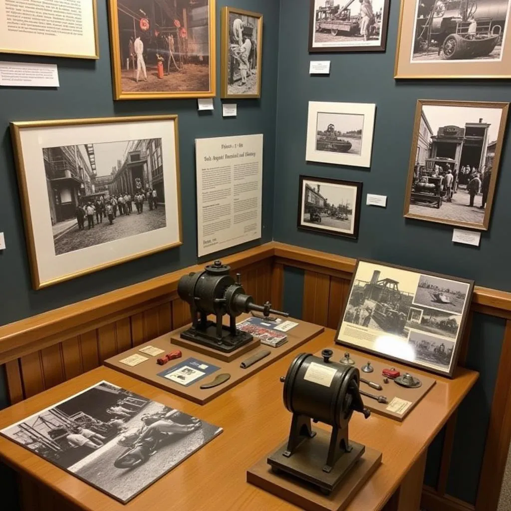 Johnstown Historical Society exhibit on industry