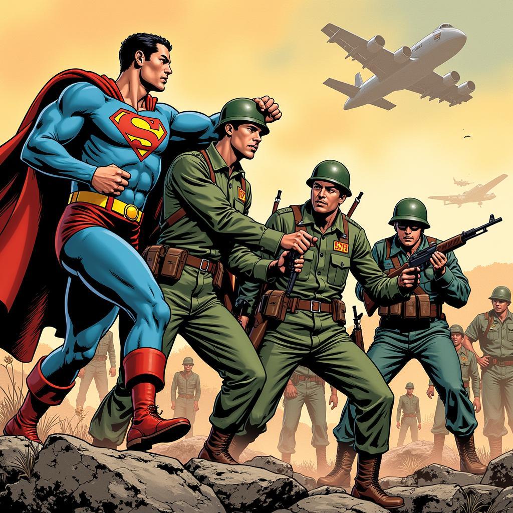 The Justice Society of America during World War II