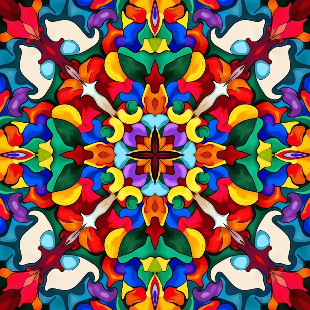 Kaleidoscope Representing Diversity