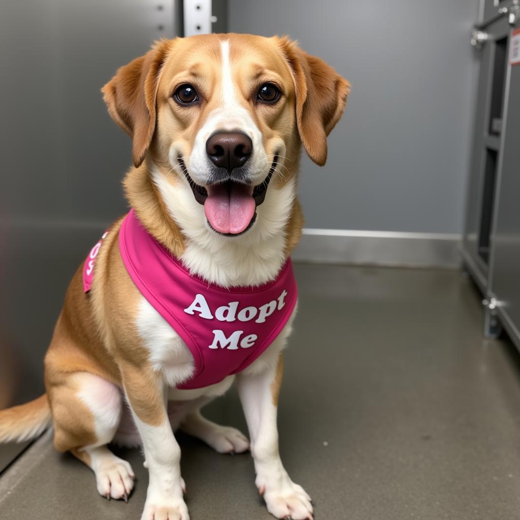 Dog awaiting adoption at Kane County Humane Society