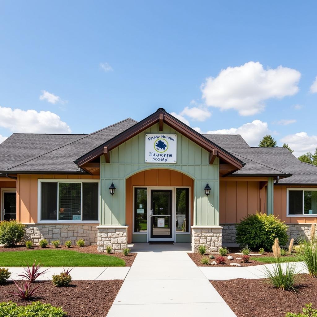 Exterior view of Kitsap Humane Society Silverdale shelter