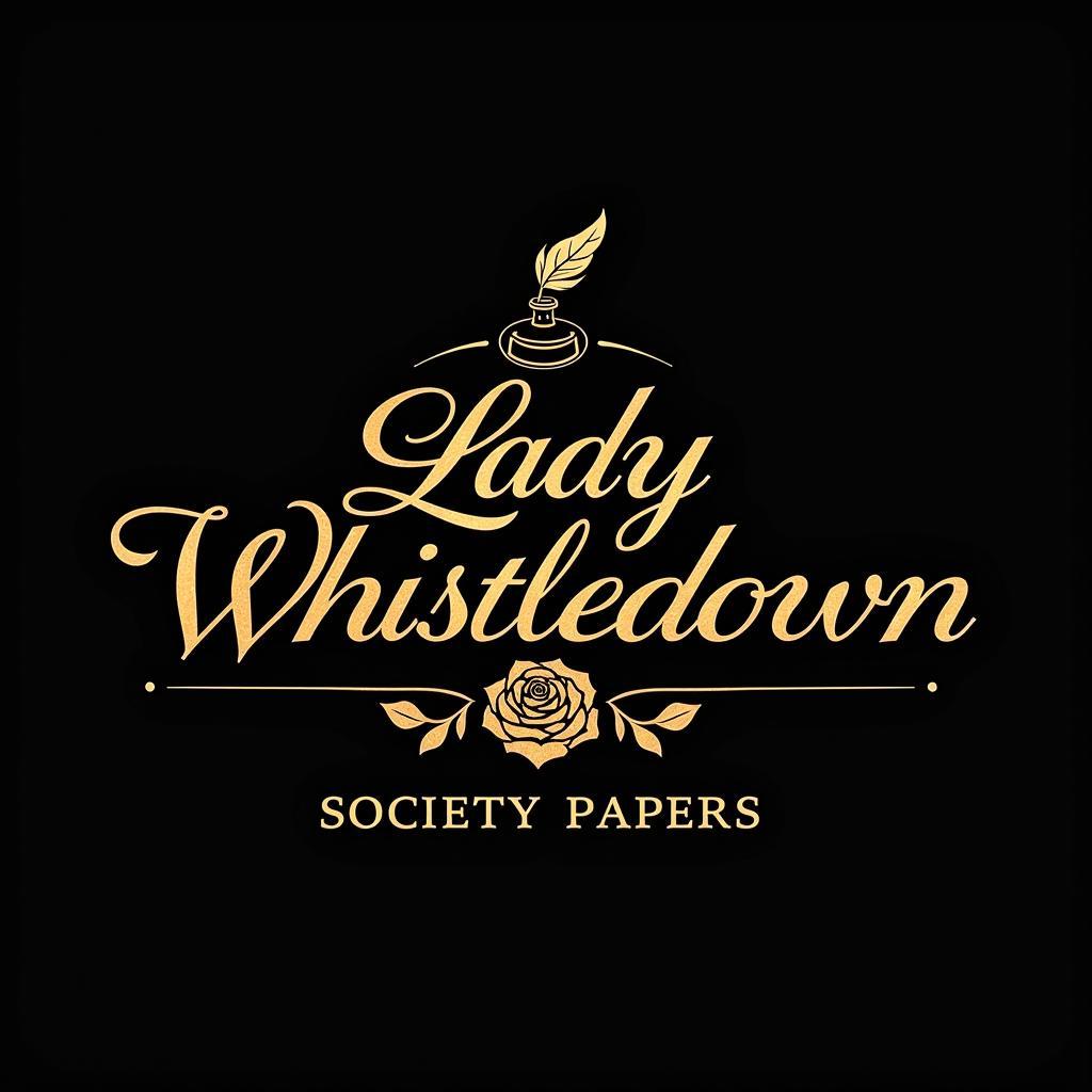 Lady Whistledown Society Papers Logo Elements