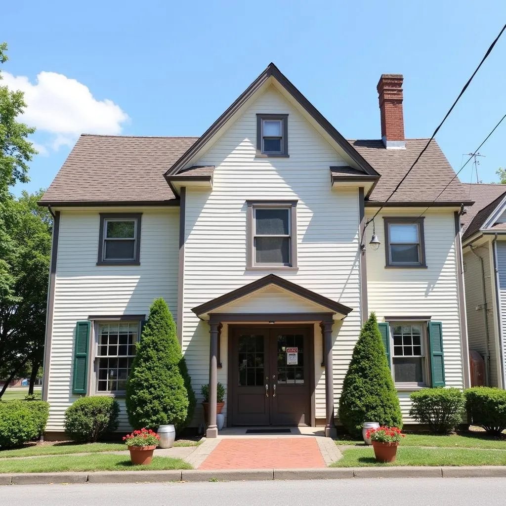 Historic building of the Lancaster Mennonite Historical Society