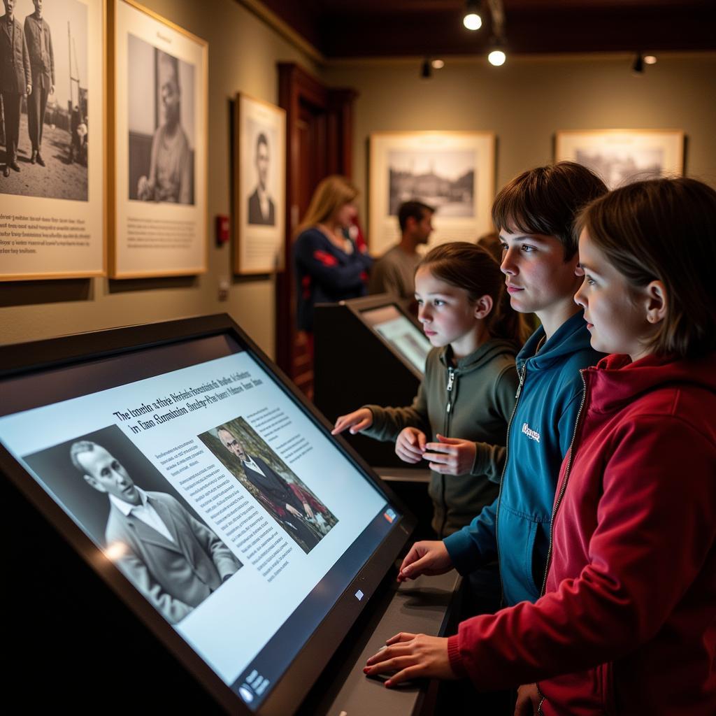 Interactive Exhibit at the Lansdale Historical Society