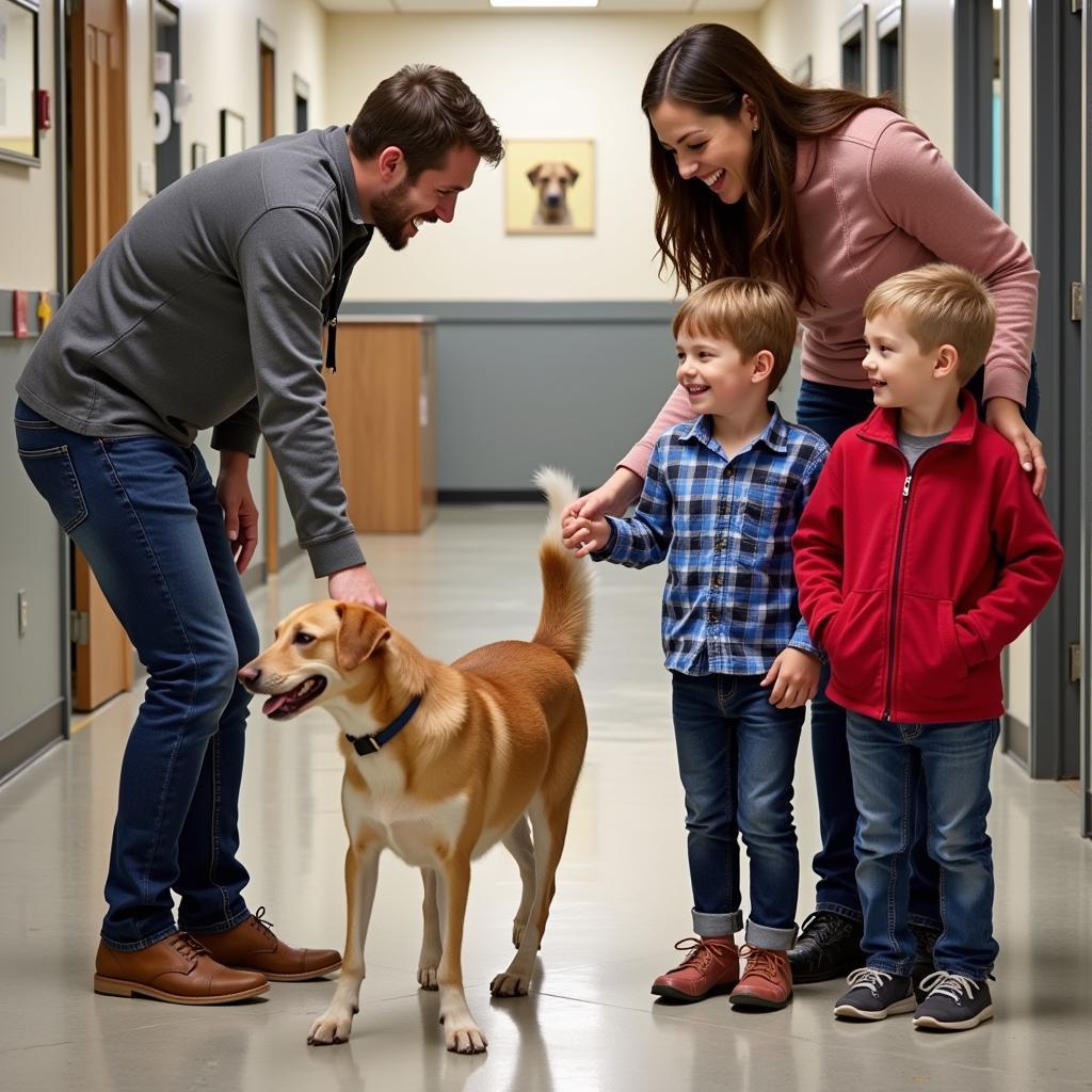 Family Adopts Dog at Lebanon County Humane Society