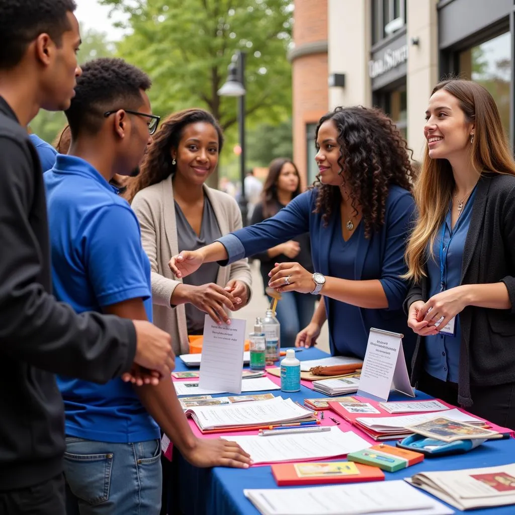 Legal aid society hosting a community outreach event