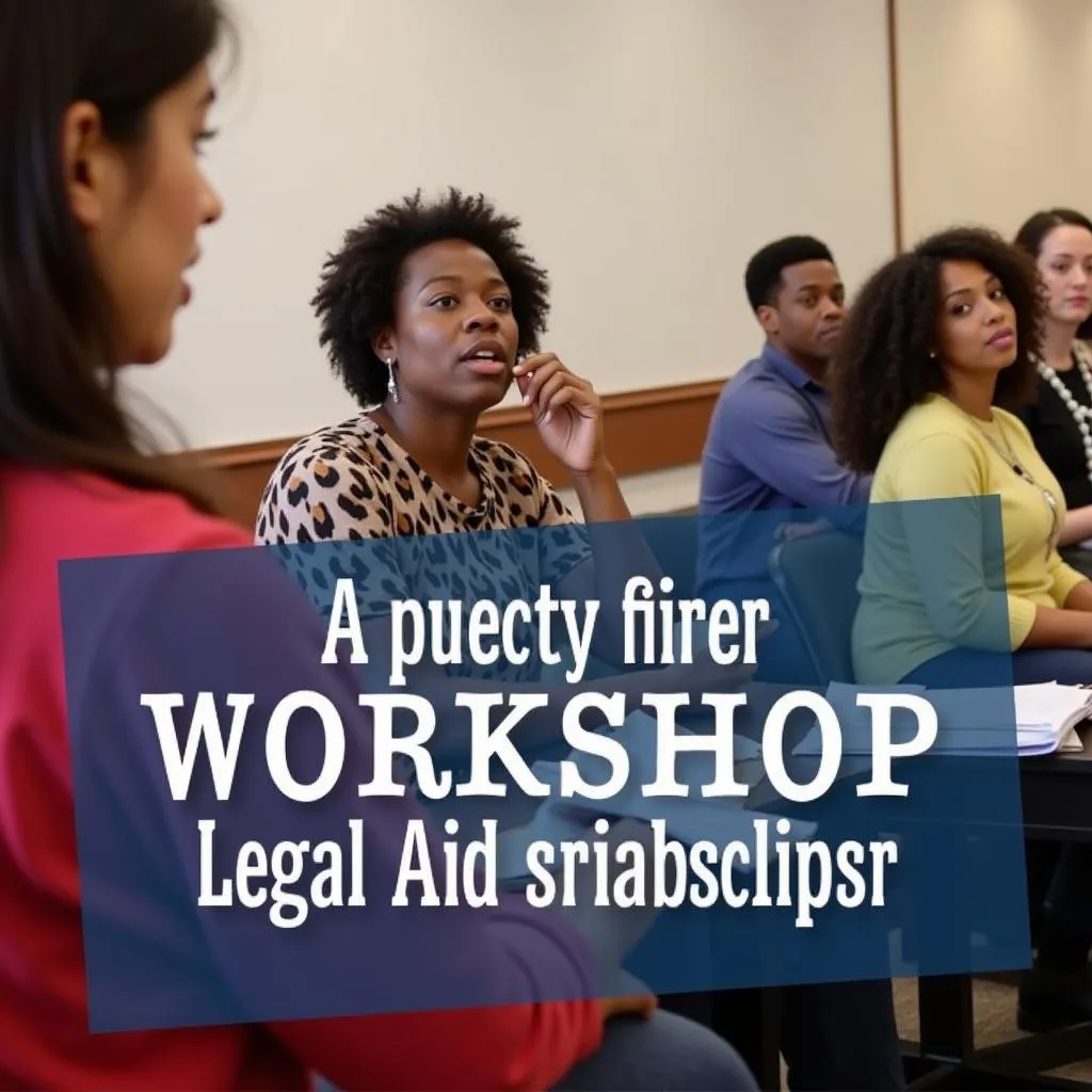 Legal Aid Community Workshop