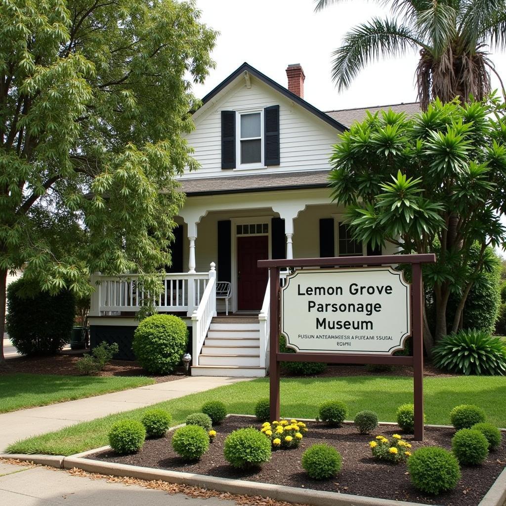 Lemon Grove Parsonage Museum Exterior