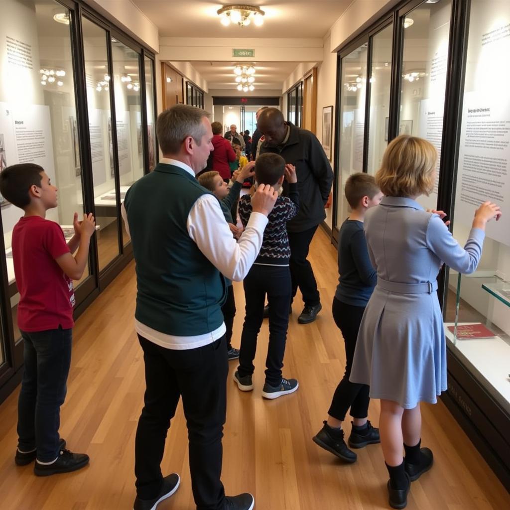 Visitors Exploring Lenawee County Historical Society