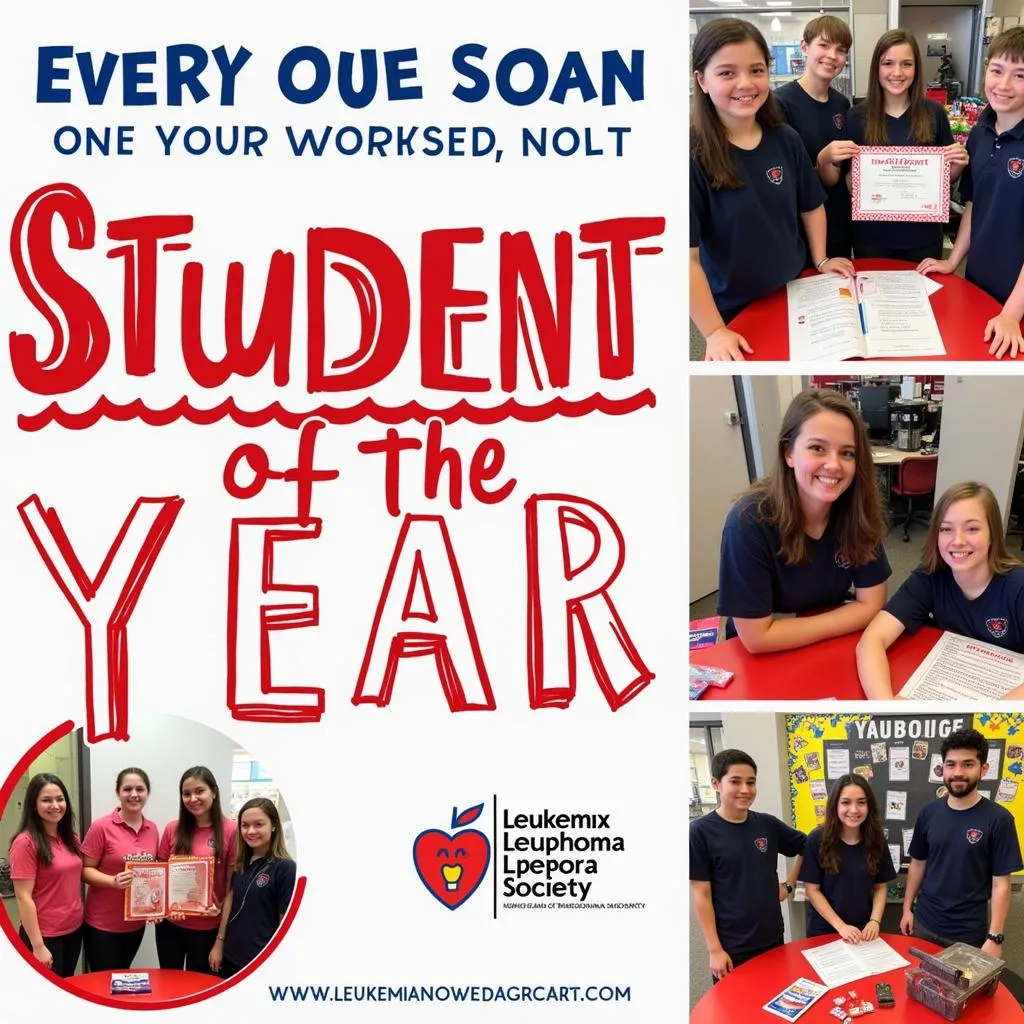 Leukemia & Lymphoma Society Student of the Year campaign banner