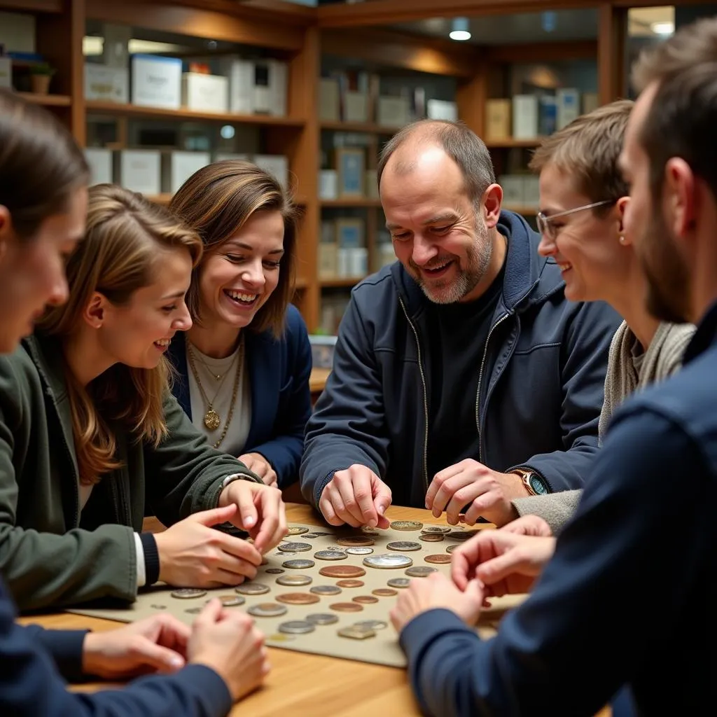 Local coin shop meeting