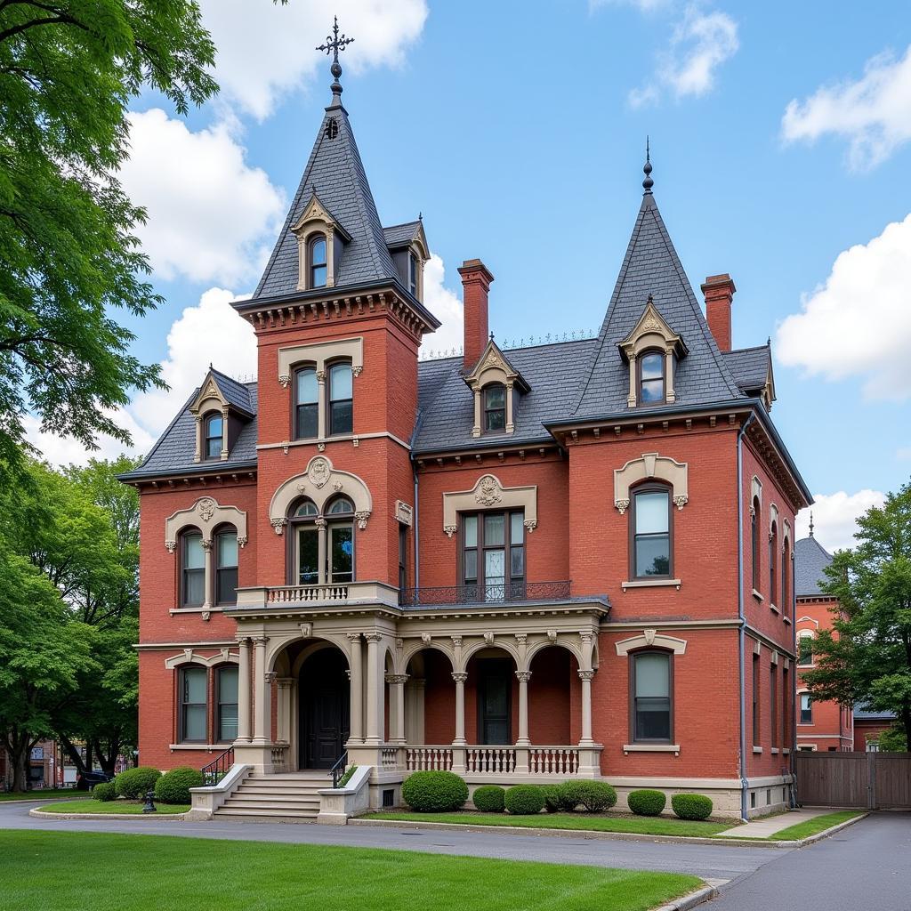 Historic building of the Lockport Historical Society