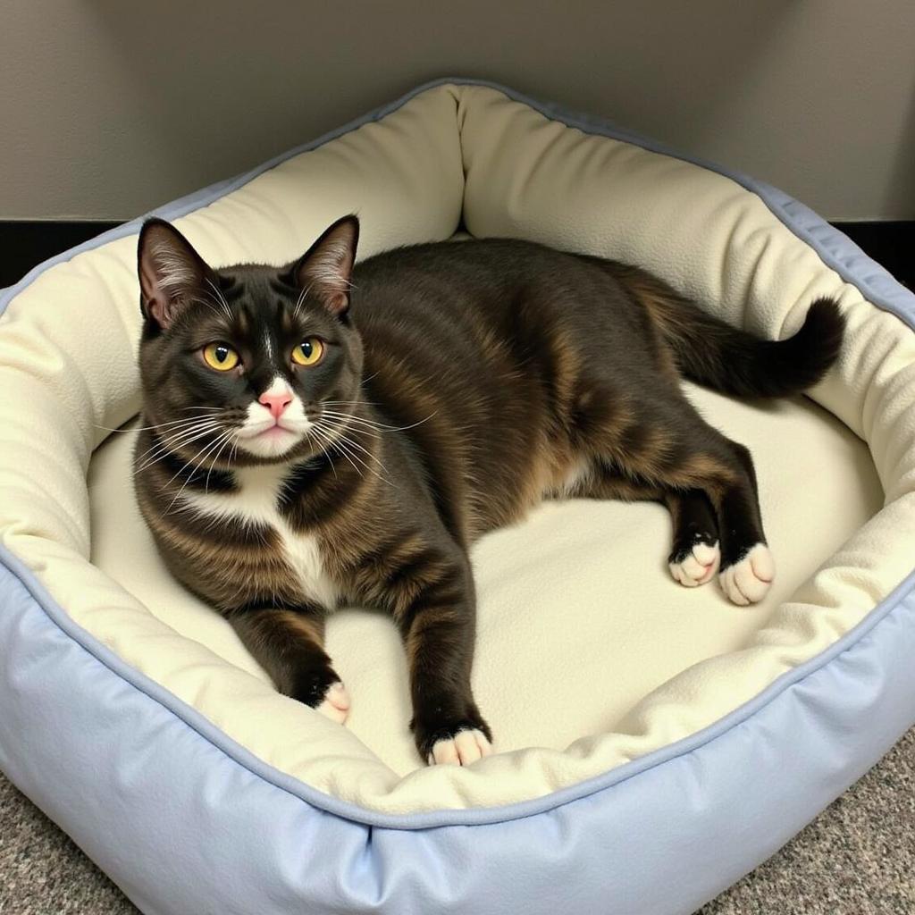 Cat awaiting adoption at Logan County Humane Society