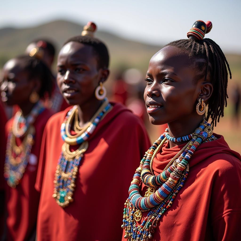 Traditional Maasai Society is Organized According to