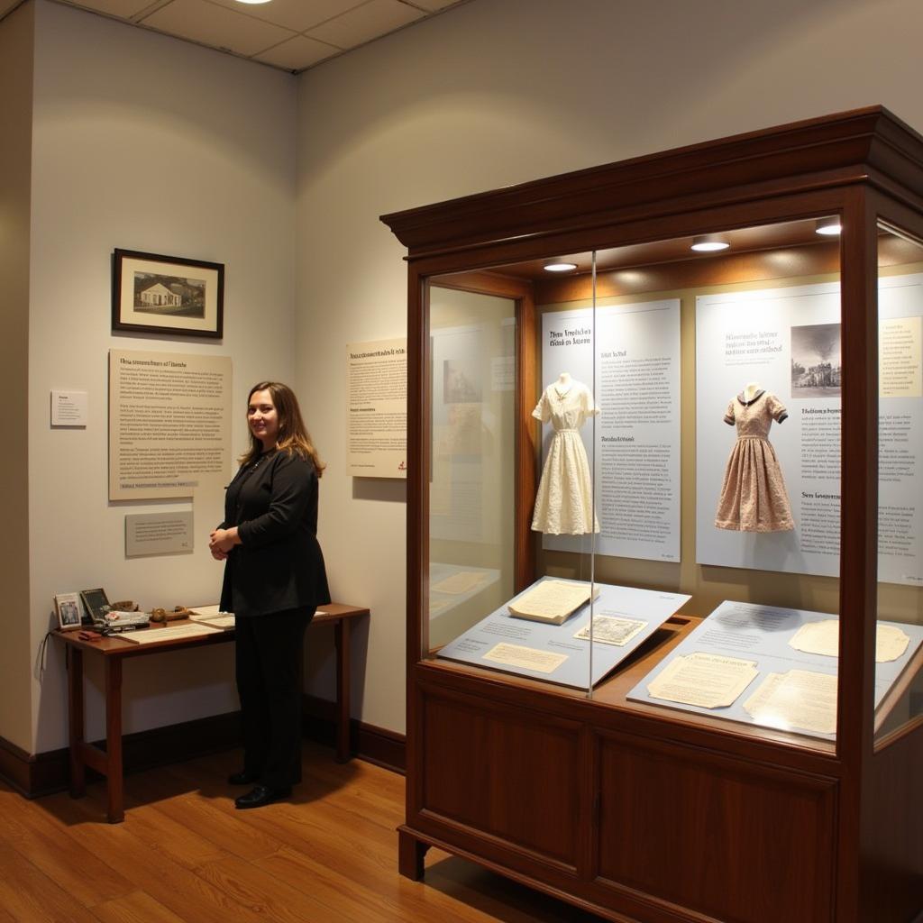 Macon Georgia Historical Society Exhibit Interior