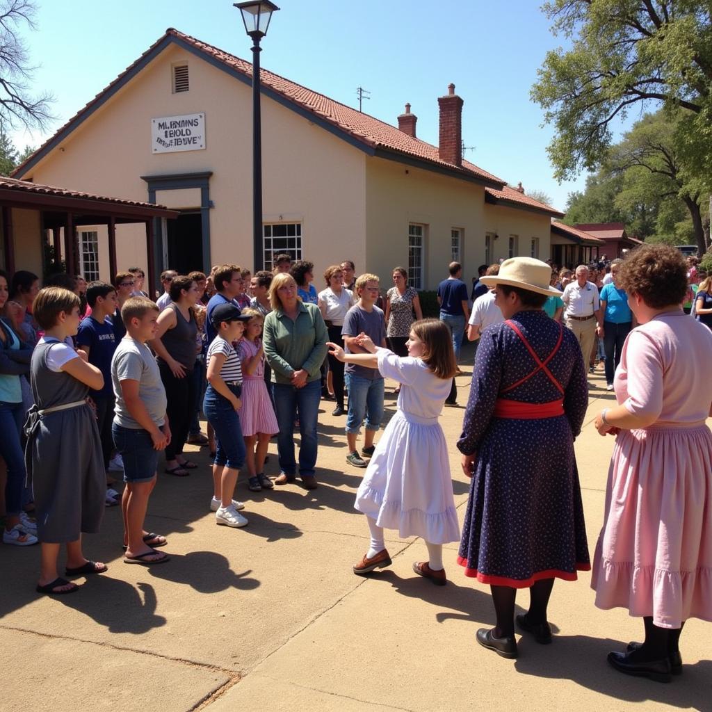 Community Members Attending a Madera County Historical Society Event