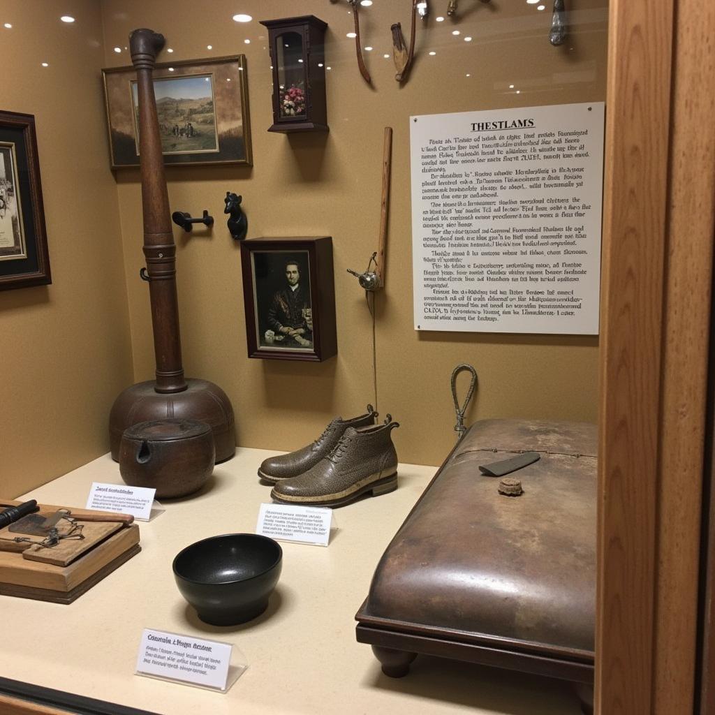 Historical Artifacts Displayed at the Madera County Historical Society