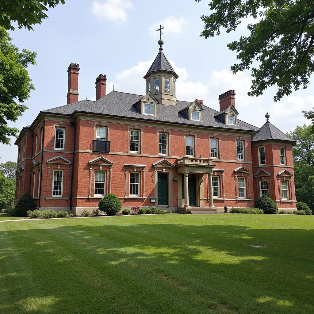 A stately building housing historical archives and artifacts.