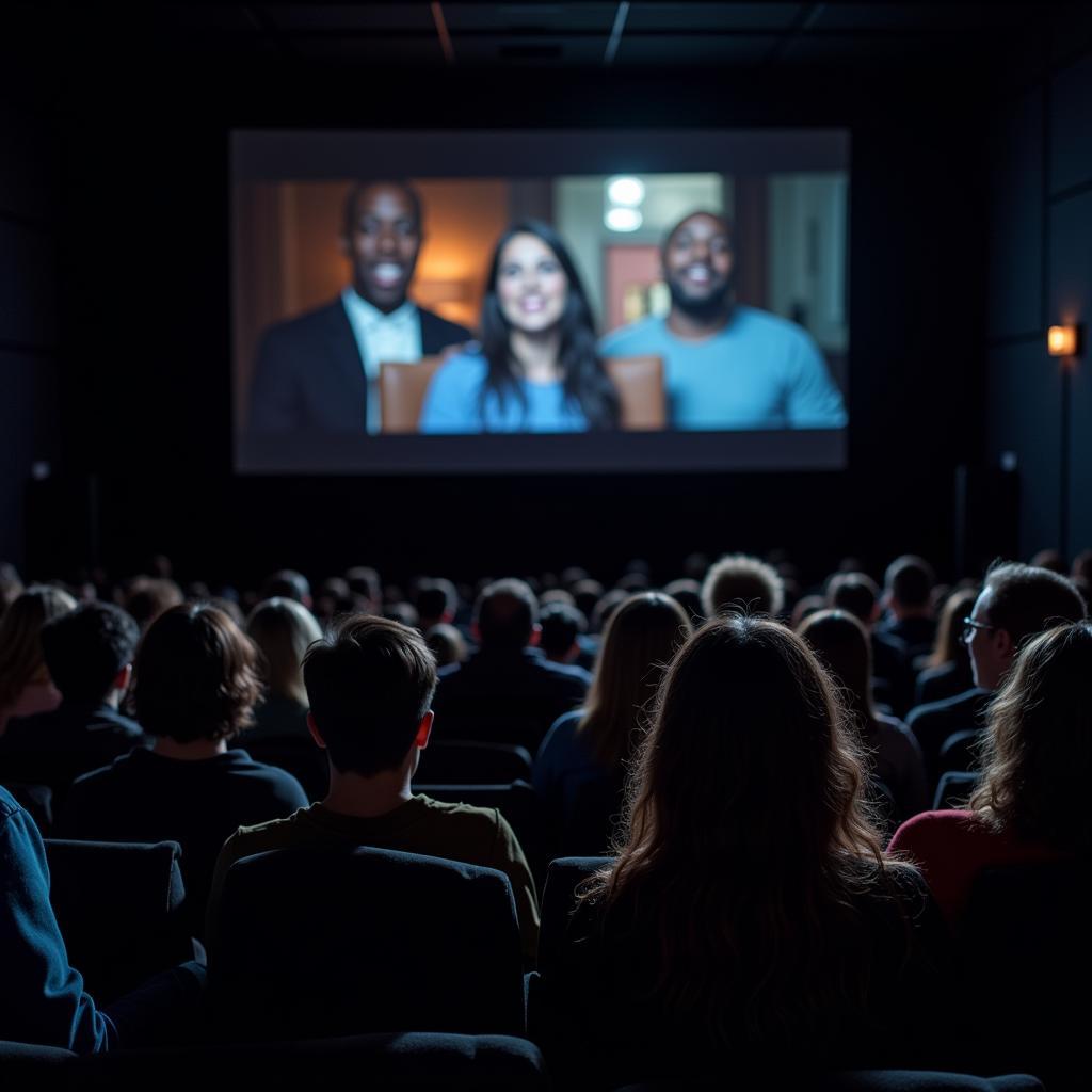 Attendees at a Malibu Film Society screening