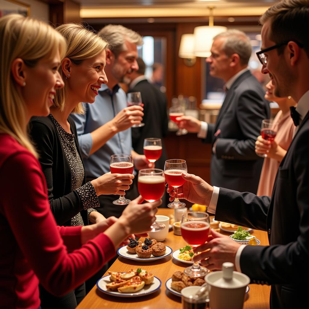 Mariner Society Members at a Cocktail Reception