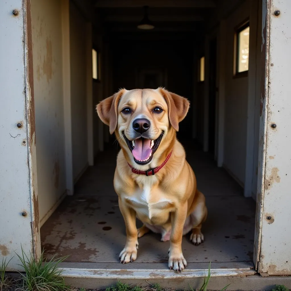 Dog displaced by Maui fires