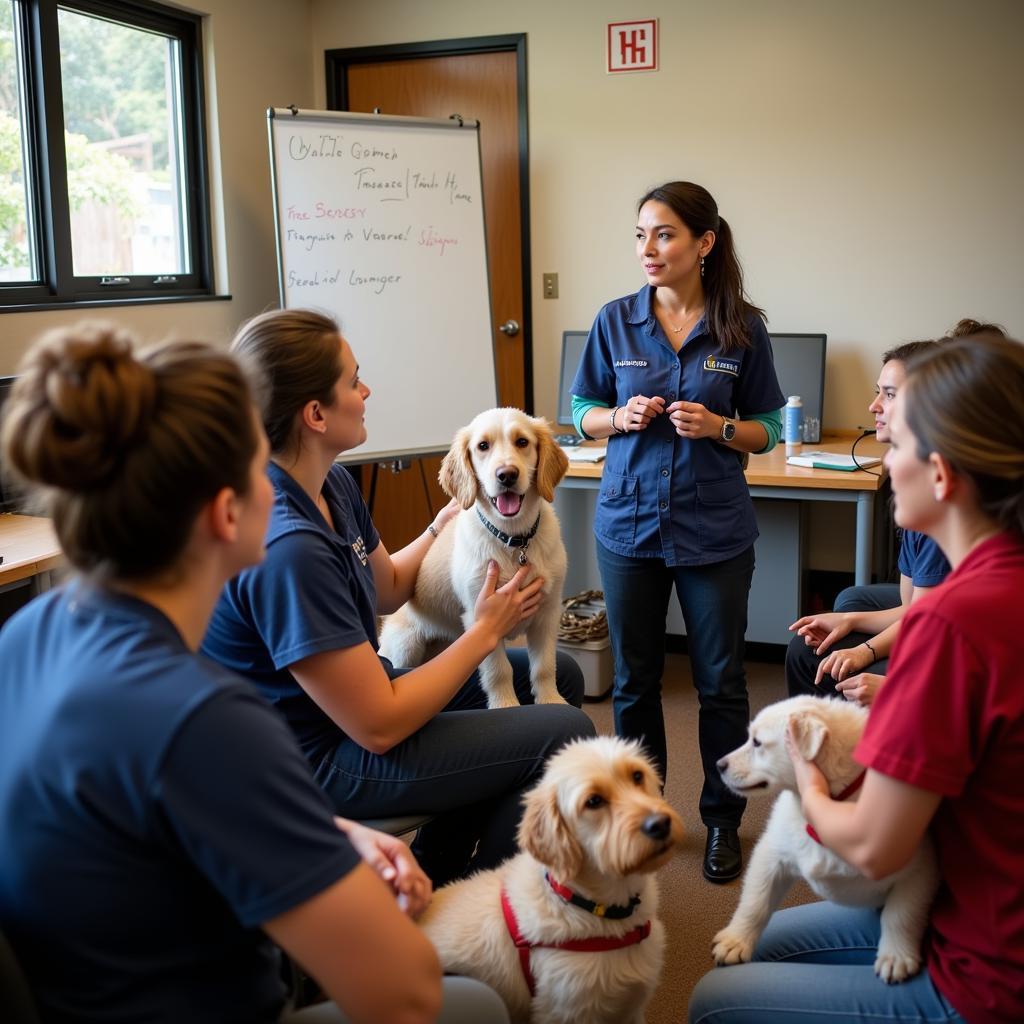 Maui Humane Society Volunteer Training Session