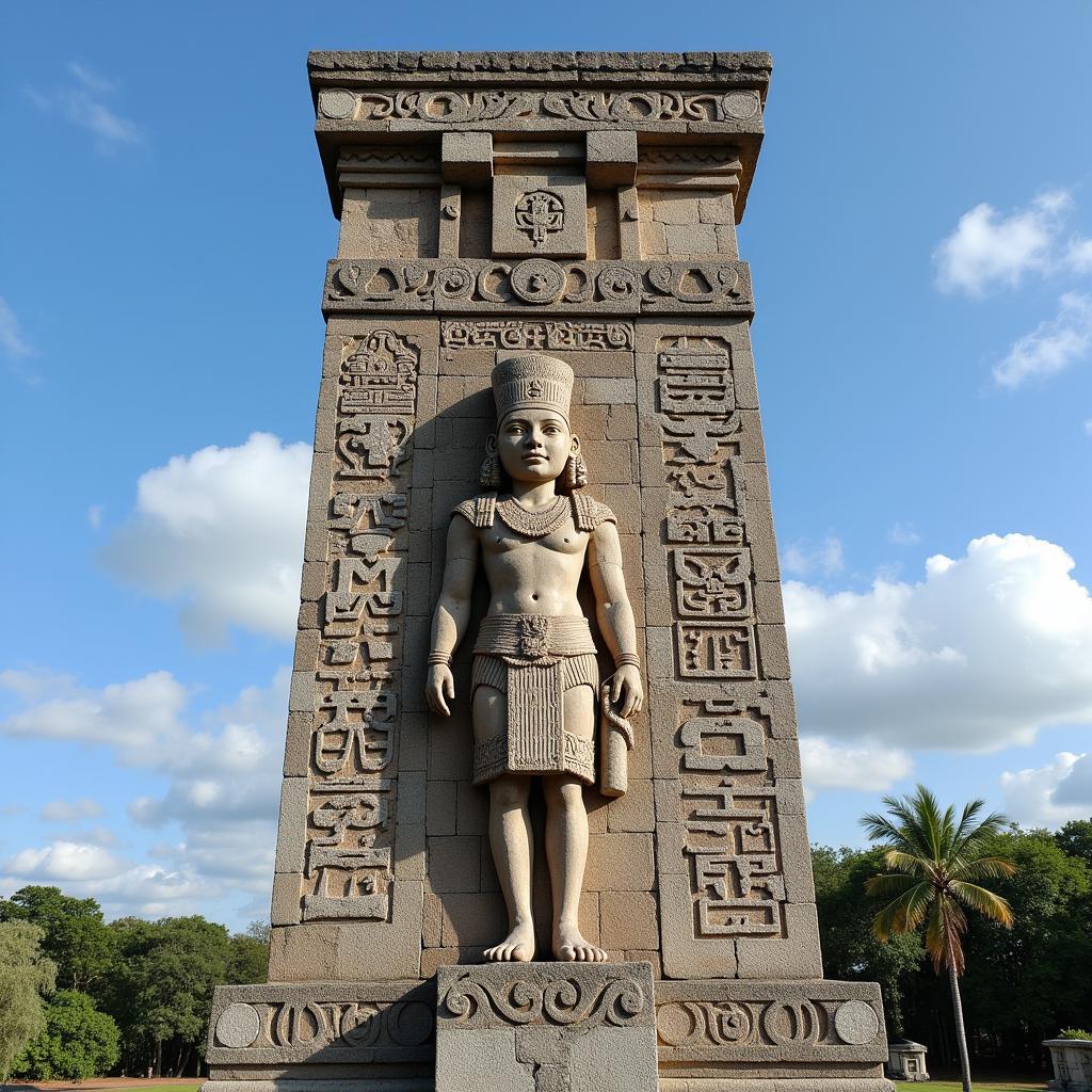 Mayan Stelae Depicting Rulers