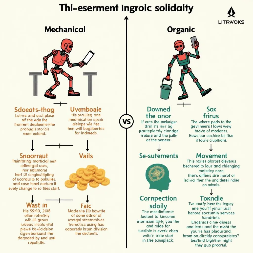 Comparison of Mechanical and Organic Solidarity