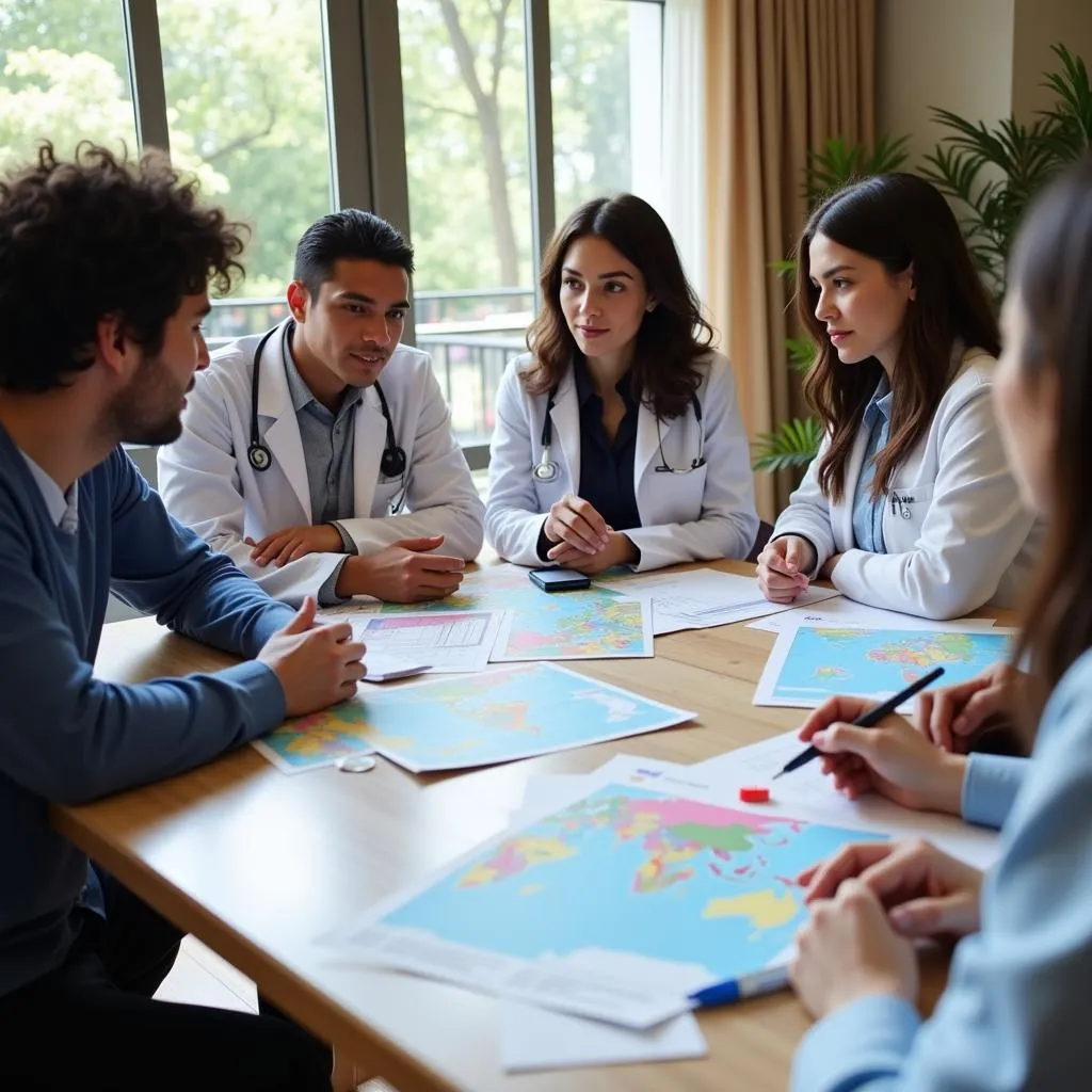 Medical Professionals Discussing Global Bone Health