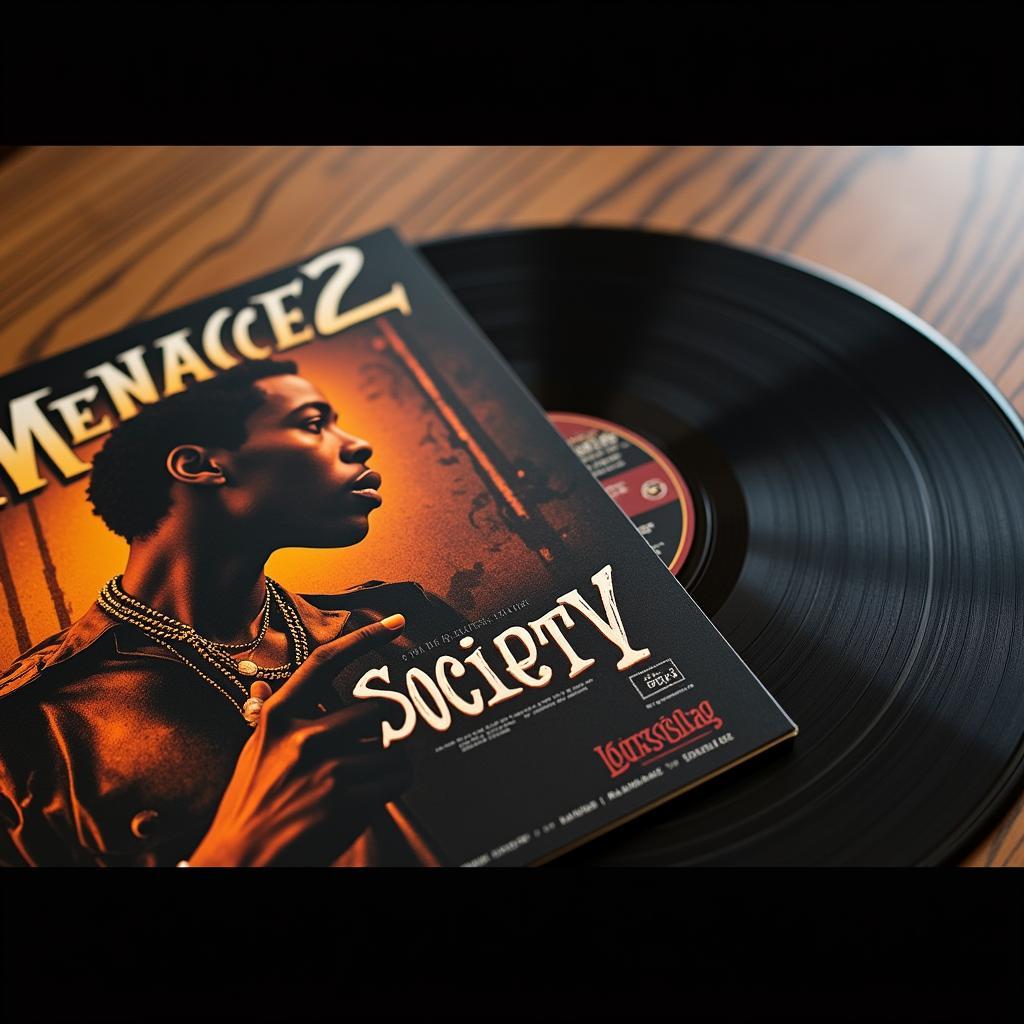 Menace 2 Society soundtrack vinyl record