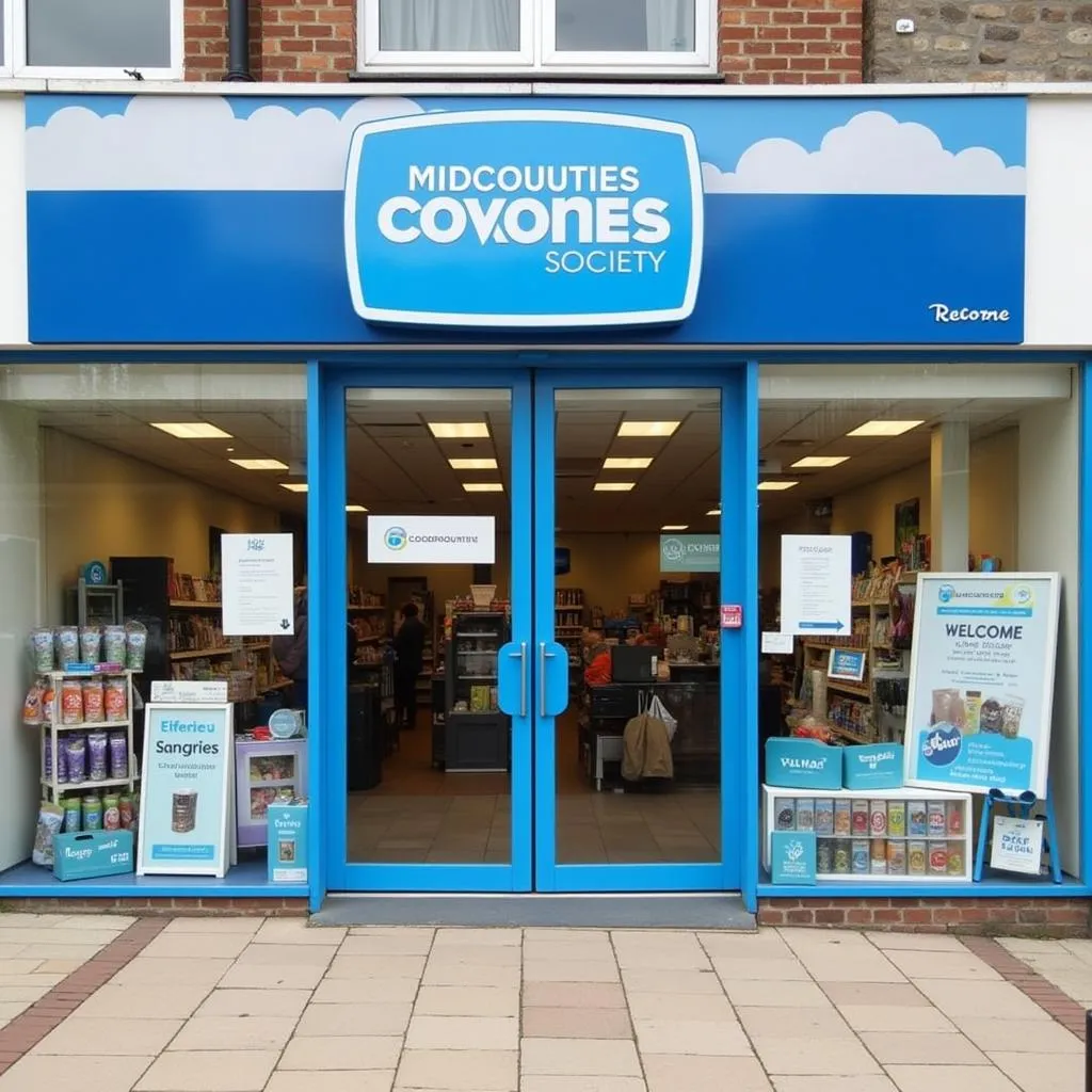 Midcounties Co-operative Society store exterior