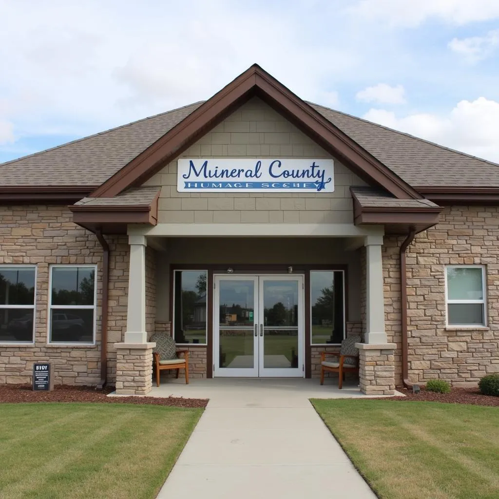 The Mineral County Humane Society building