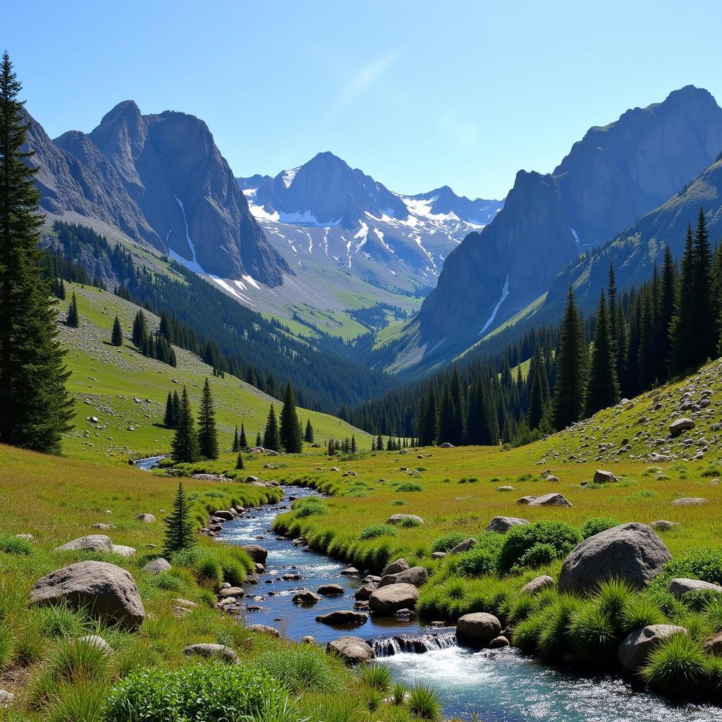 Mineral King Valley landscape