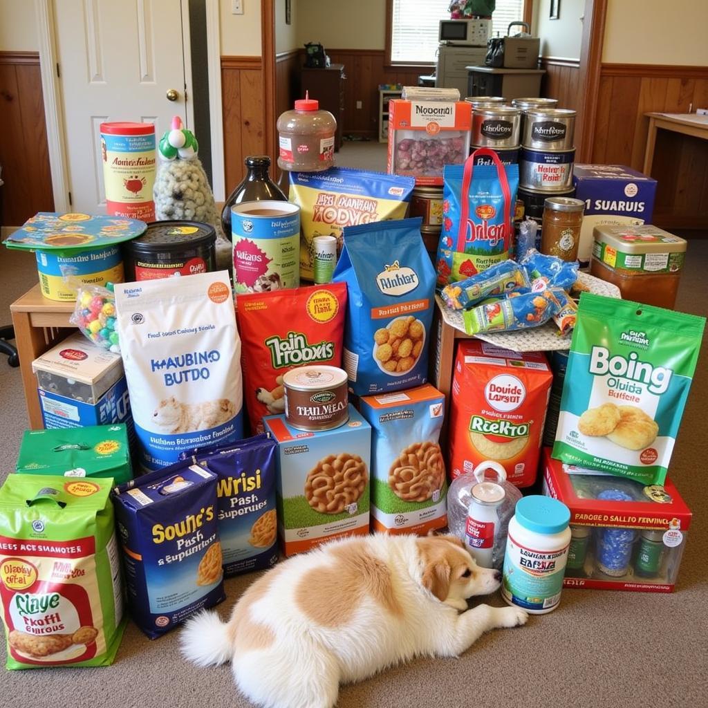 Donations of Pet Food and Toys at Mohawk Humane Society 