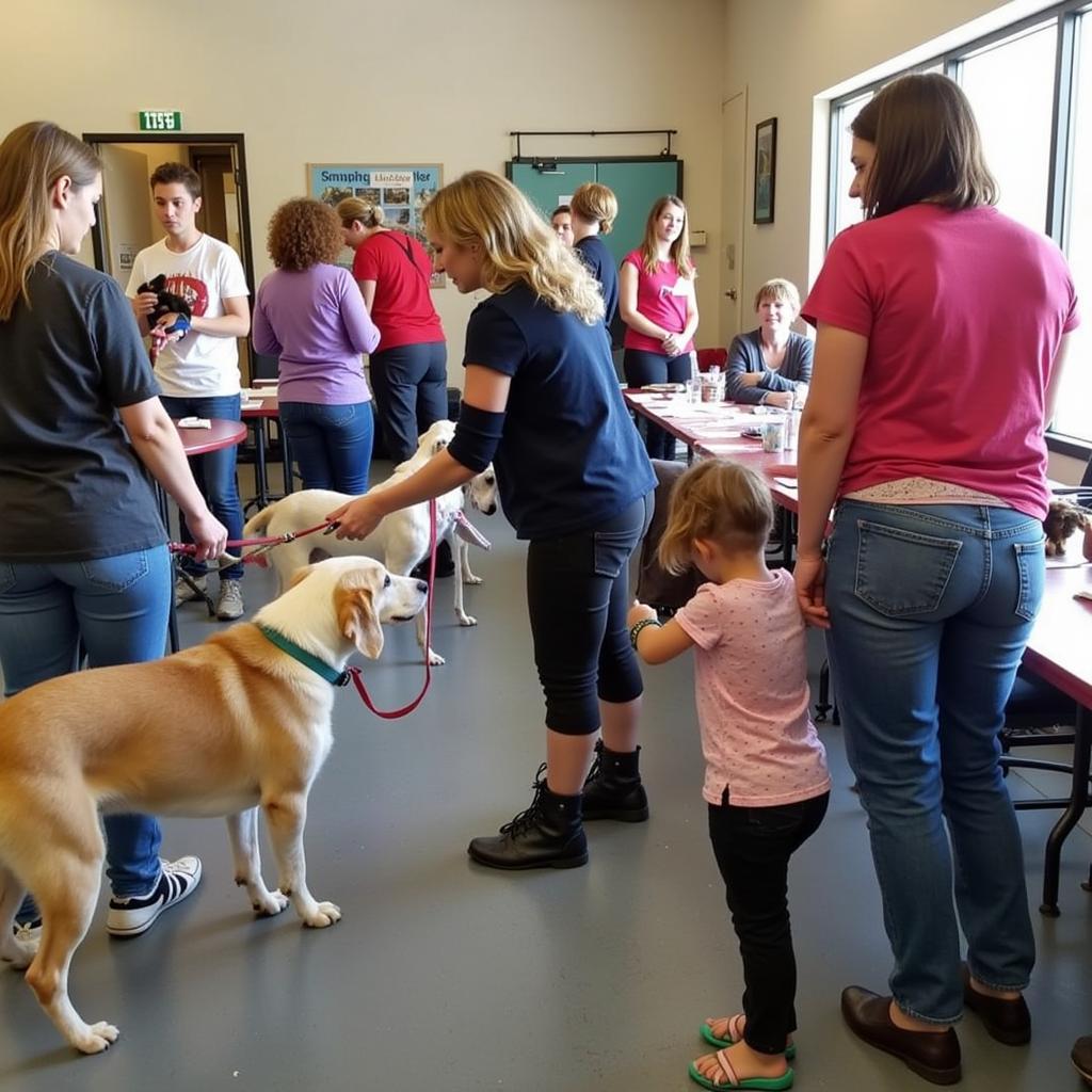 Adoption event at Monroe Humane Society NC