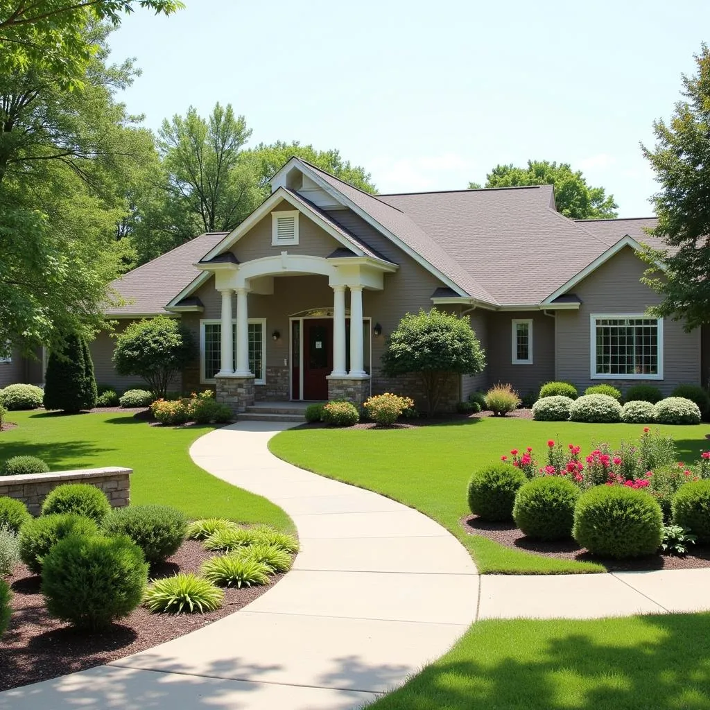 Exterior view of the National Cremation Society building in Richfield