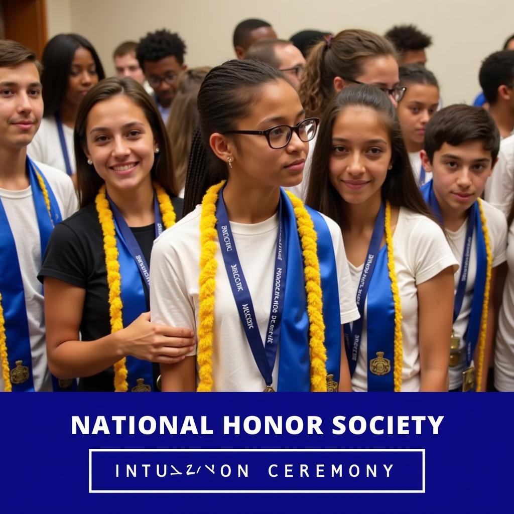 National Honor Society Induction Ceremony