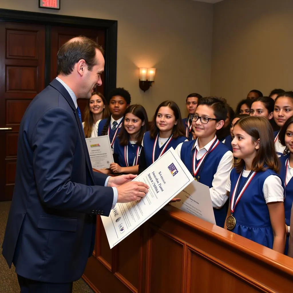 National Junior Honor Society Induction Ceremony