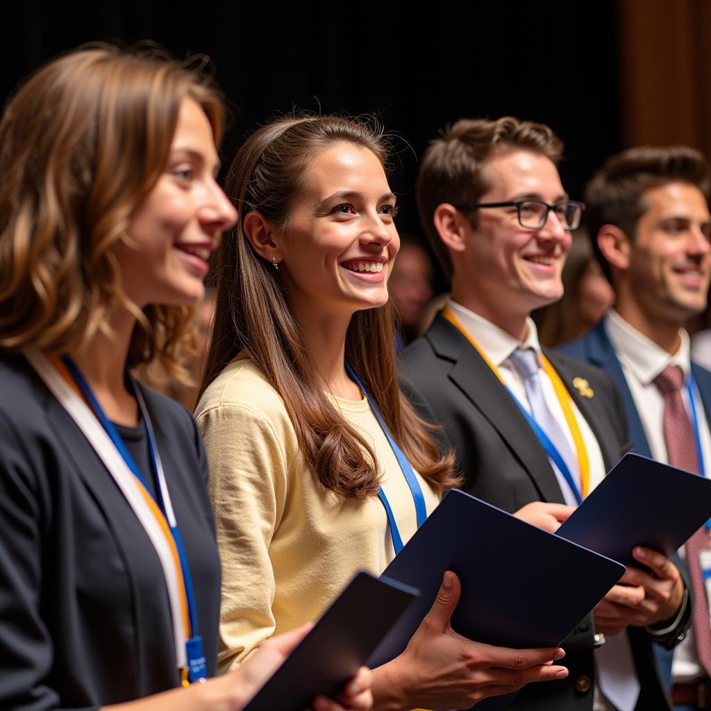 National Math Honor Society Induction Ceremony