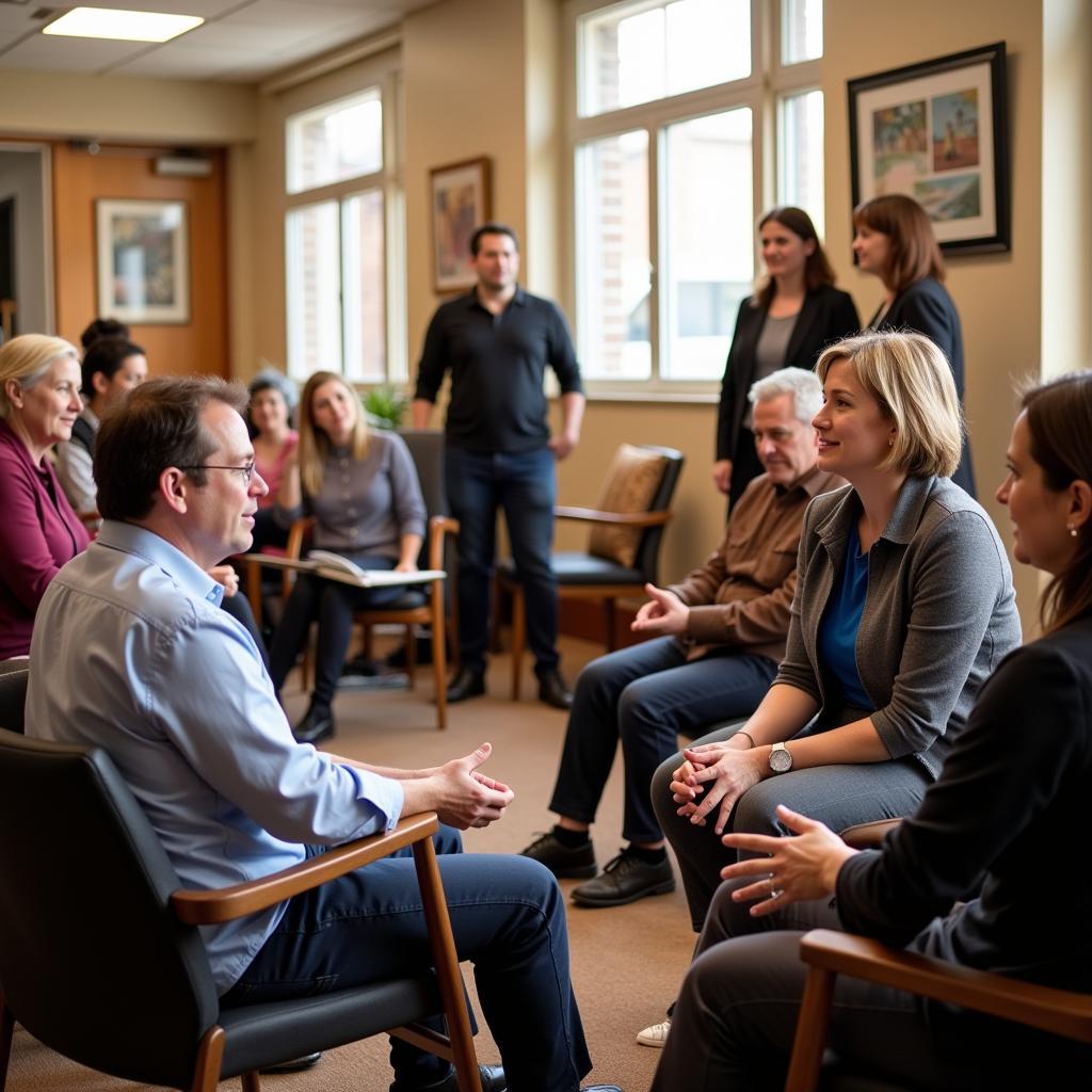 Support group meeting at the NMSS Denver Chapter