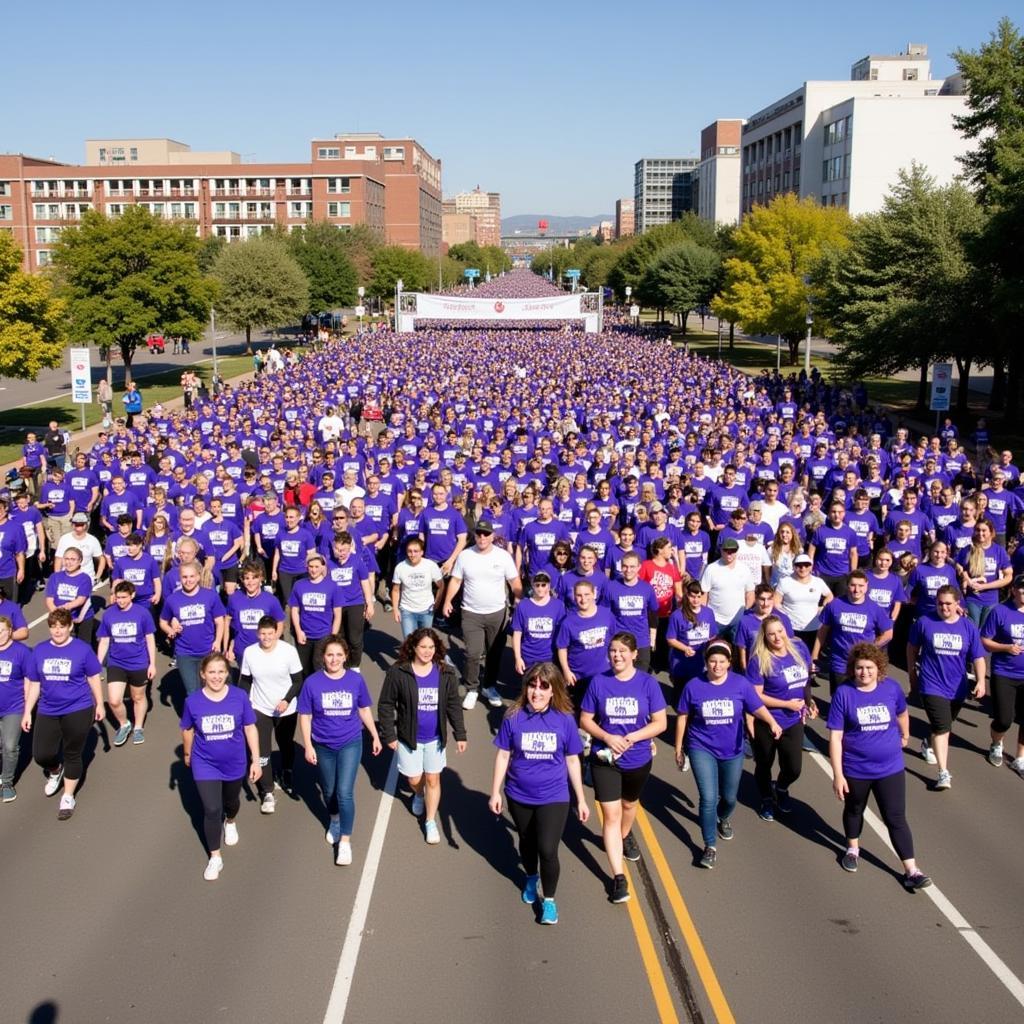 Community participation in NMSS Denver Walk event