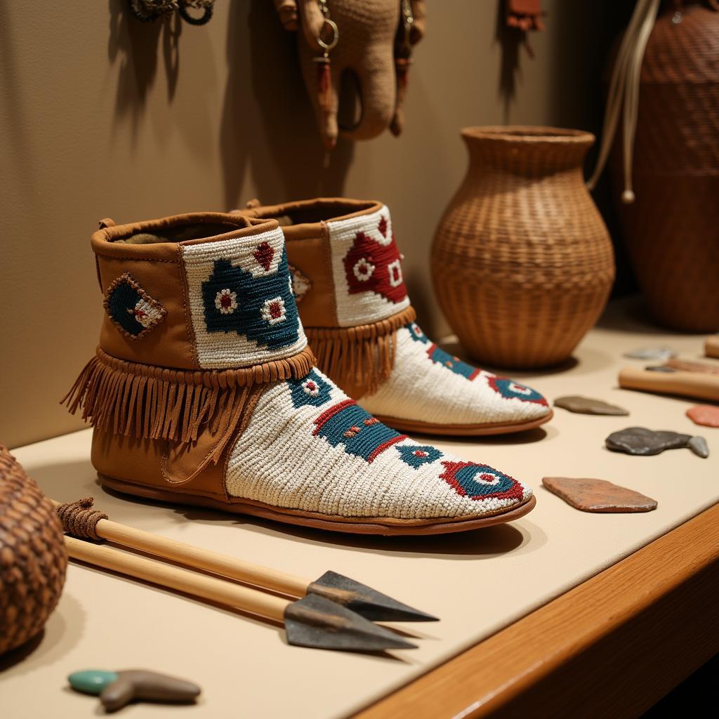 Native American Artifacts Display