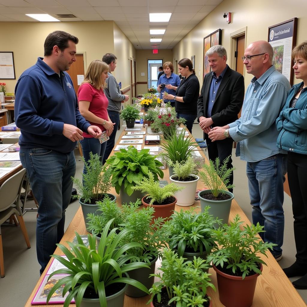 Volunteers at a Native Plant Society of NJ sale