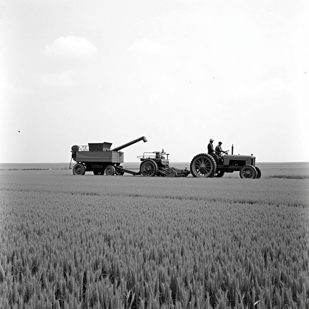 Wheat Harvesting in Nebraska - 1930s